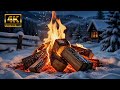 🔥ASMR A Cozy Fireplace When You Have Trouble Sleeping🔥A Warming Fireplace At Night