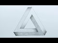 Impossible triangle drawing penrose triangle stepbystep super easy 