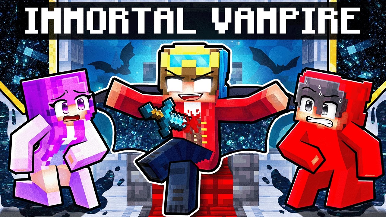 Nico Becomes a IMMORTAL VAMPIRE in Minecraft!