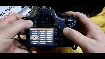 How to Change Language #Canon EOS 450D | EOS Rebel XSi | EOS Kiss X2