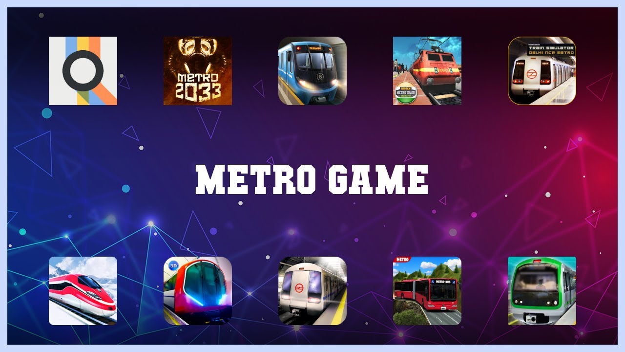 Top 10 Metro Game Android Apps - YouTube