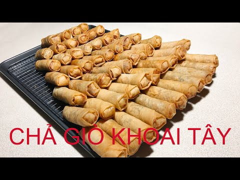Chả Giò Khoai Tây Cách Làm Giòn Lâu Không Bể Khi Chiên - Homemade Crispy Egg Rolls Chả Giò Khoai Tây Cách Làm Giòn Lâu Không Bể Khi Chiên - Homemade Crispy Egg Rolls