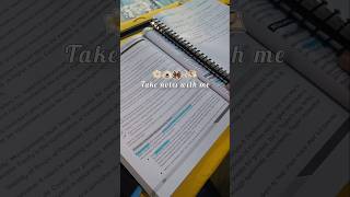 Take notes with me🎧📚🌷       #cseet #study #csrevisionclass #cs #takenotes #studywithme