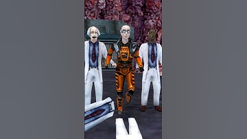 Help Dr. Kleiner Save His Family and Friends METEORITE ATTACK 🥺 / Half Life Brainrot #shorts #funny