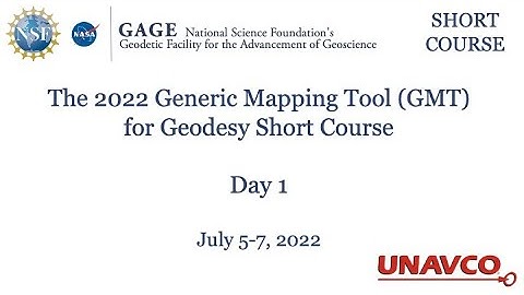 22 GMT Short Course - Day 1