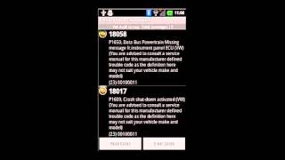 OBDKey Fault Code Reader Android VW Golf Engine Tutorial screenshot 5