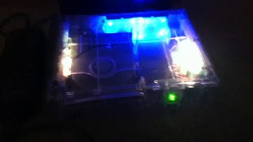 Xbox 360 Clear case w/ led storm v2