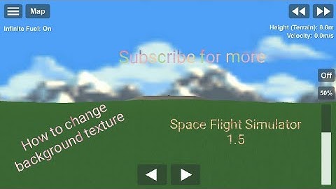 how to change background texture in space flight simulator [SFS] #ashoksfs #sfs