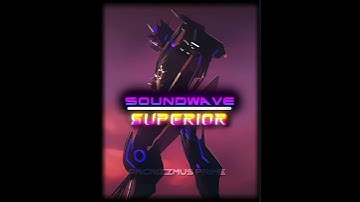 "2 BOTS 1 CON" - SOUNDWAVE EDIT || #foryou #transformers #shorts