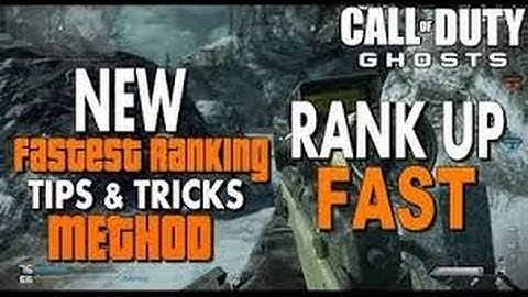 How to Rank Up Fast in Call of Duty: Ghosts (COD Level Up Quick XP)