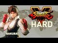 Street Fighter V - Sakura Arcade Mode (HARD)