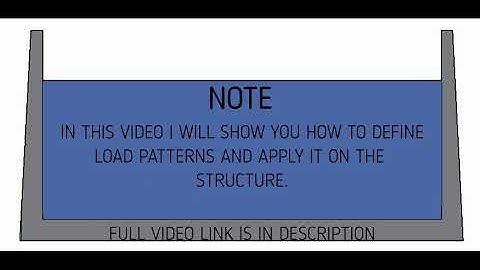Assign Lateral Load | Earth pressure Earthquake Load Water Pressure Uplift | 2D Frame Analysis