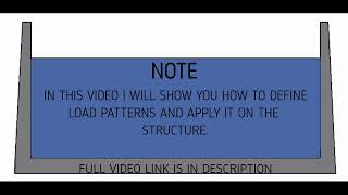 Assign Lateral Load | Earth pressure Earthquake Load Water Pressure Uplift | 2D Frame Analysis