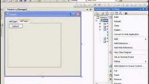 How to Create a New Visual Webgui Application