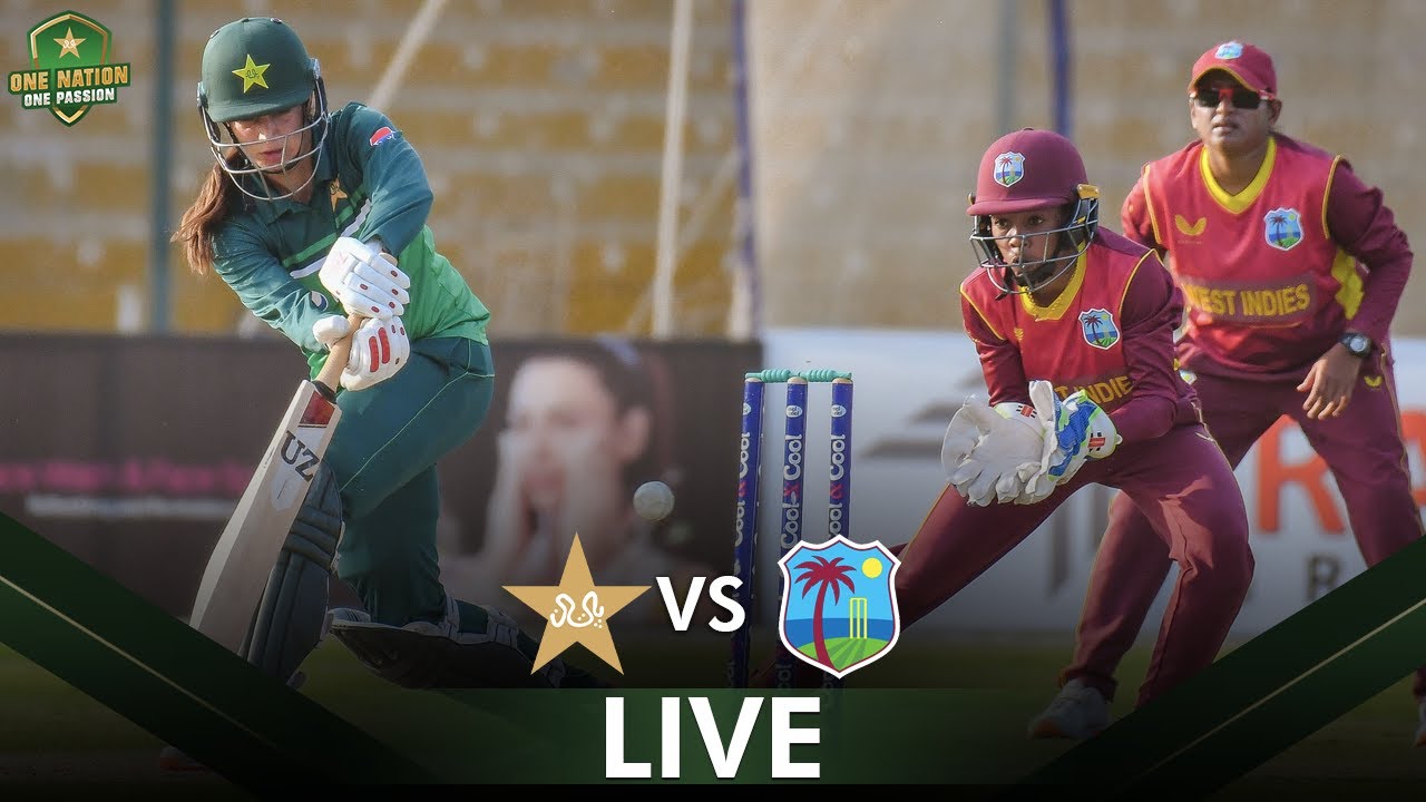 LIVE Cool and Cool Pakistan Women vs West Indies Women 3rd ODI PCB