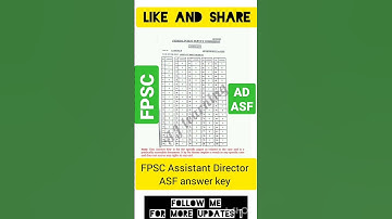 Assistant Director answer key FPSC 2023 #important #fpsc #fpscjobs #importantquestions #job
