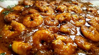 कोळंबी मसाला/Prawns Masala Gravy Recipe/Jumbo Prawns Curry in Hindi/Recipe+Vlog