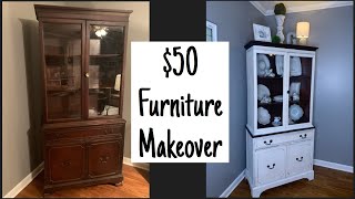 $50 FARMHOUSE FURNITURE MAKEOVER | FARMHOUSE UPSCALE | DIY HOME DECOR