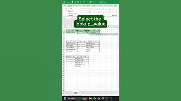 VLOOKUP Basics in 60 seconds 🔍 #excel