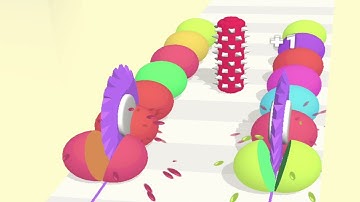 Twin Slicer! Amazing Satisfying & Relaxing ASMR Slicing Game!