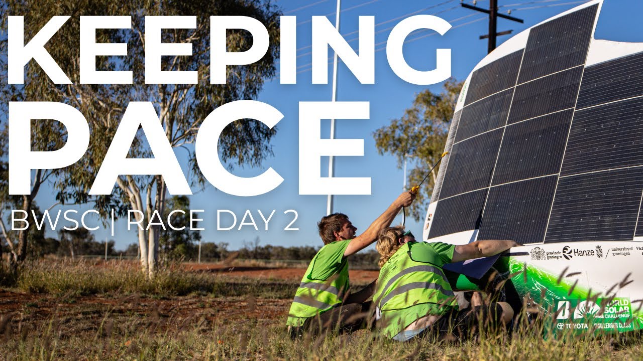 Keeping pace | Day 2 Bridgestone World Solar Challenge