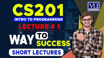 CS201 Lecture 1 - Introduction to Programming in C/C++