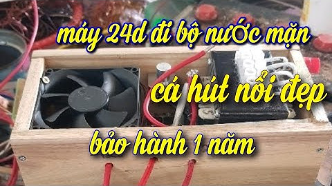 máy kích cá nước mặn | kích cá nước mặn 24d đi bộ cá hút siêu đẹp siêu an toàn