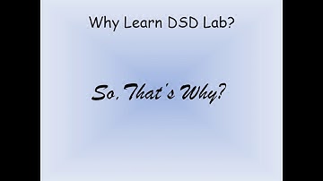 Introduction to DSD lab
