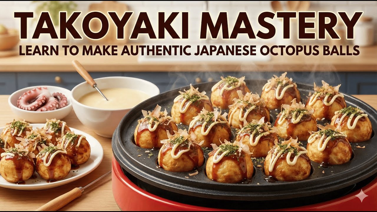 КАК ПРИГОТОВИТЬ ТАКОЯКИ (ИДЕАЛЬНОЕ ЯПОНСКОЕ УЛИЧНОЕ БЛЮДО)