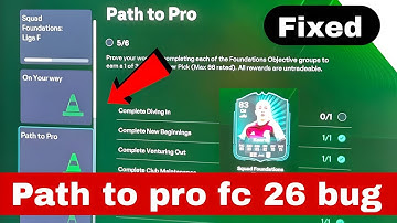 path to pro fc 26 bug | path to pro fc 26 not working | path to pro fc 26 | rumbo a pro fc26 bug