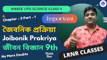 সালোকসংশ্লেষ-জৈবনিক প্রক্রিয়া (PART 1) Class 9 Life Science Chapter 3 | LRNR Classes