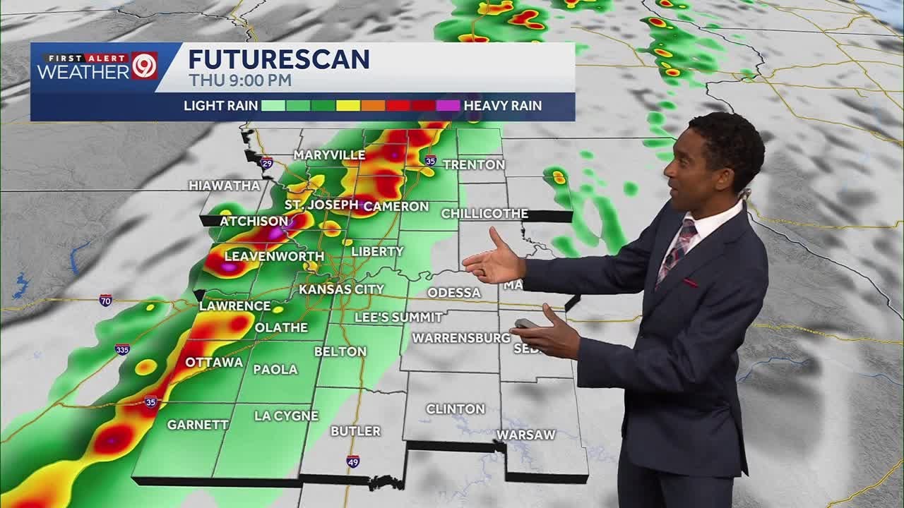Kansas City April 22 evening weather update: Evening storms expected ...