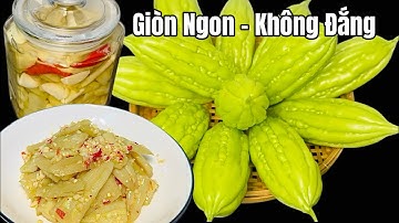 Khổ Qua Đừng Xào Hay Nấu Nữa, Hãy Làm Ngay Món Này Siêu Ngon, Mới Lạ Giòn Rụm  #320