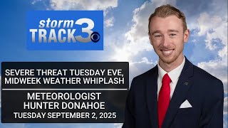Midweek weather whiplash, near-record cold settles in - AM Weather 09/02/2025
