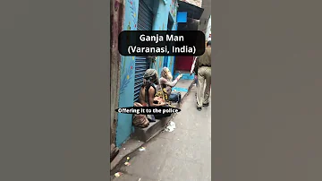 Ganja Man In Varanasi India Shorts 