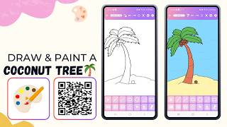 Draw a Coconut Tree 🌴 | Paint | Technify Soft screenshot 4