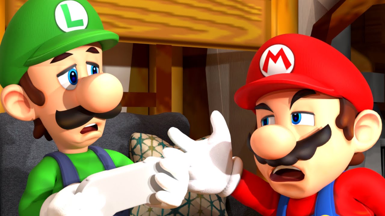 Luigi go to the bathroom (Blender Animation) YouTube