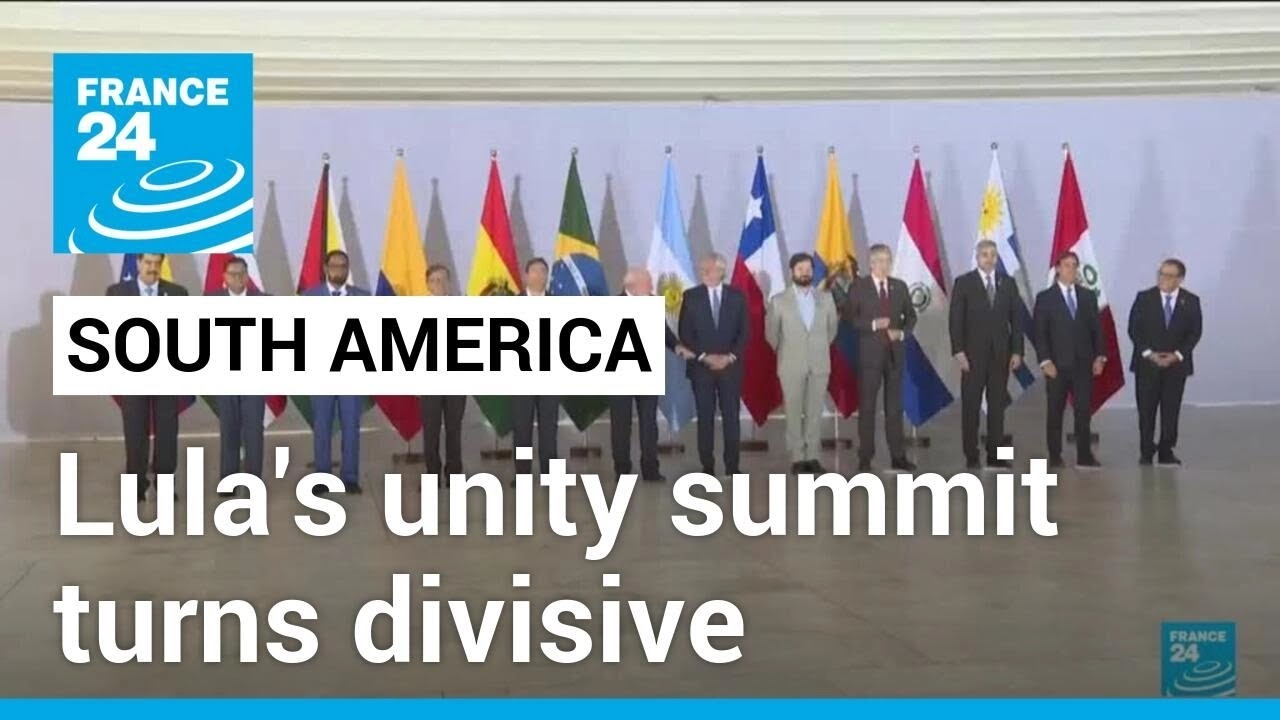 At Lula's South American unity summit, Venezuela turns divisive • FRANCE 24 English