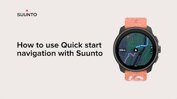 How to use Quick start navigation with Suunto