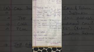 INSTRUCTION SET OF 8085 || PART-2 || BRANCHING GROUP|| MACHINE CONTROL GROUP || STACK I/O ||