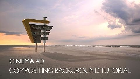 Cinema 4D: compositing background