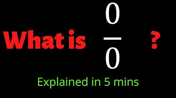 What Is 0 Divided By 0? || Indeterminate? What is that?