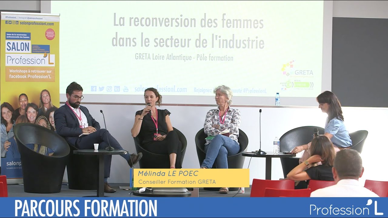 La reconversion des femmes dans le secteur de l'industrie  YouTube