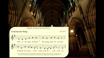 ENGLISH PROPER CHANTS: 3rd Sunday Advent // Communion Antiphon