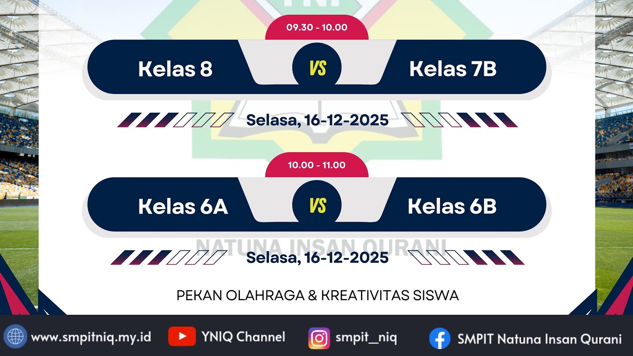 SEMIFINAL FUTSAL POKSI 2025 | KELAS 6A VS 6B