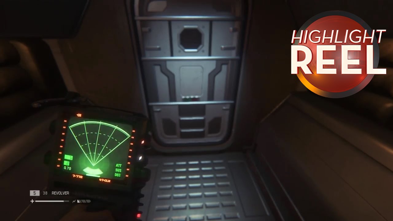 Highlight Reel 33 The Scariest Door In Alien Isolation YouTube