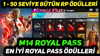 MONTH 14 ROYAL PASS 1 TO 50 RP REWARDS | M14 RP REWARDS | M14 ROYALE PASS PUBG Mobile