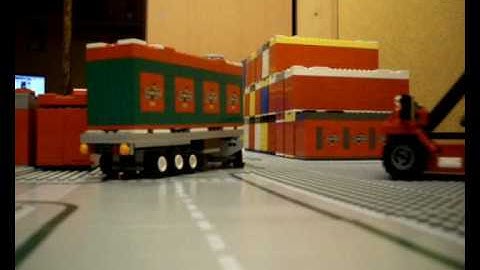 LEGO KALMAR "contmaster" REACH-STACKER