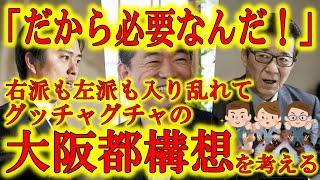 【大阪都構想ってそもそも何の為だっけ？橋下氏は今何を思うのか？】皆が判断に迷う大阪都構想！右派も左派も入り乱れてグッチャグチャ！大阪維新の会を設立し、大阪都構想を発案した橋下徹氏は今何を思うのか？