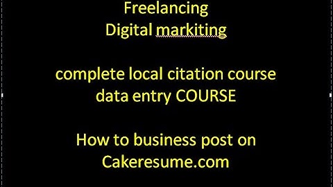 how to post business on cakeresume.com || Local citation || business listings